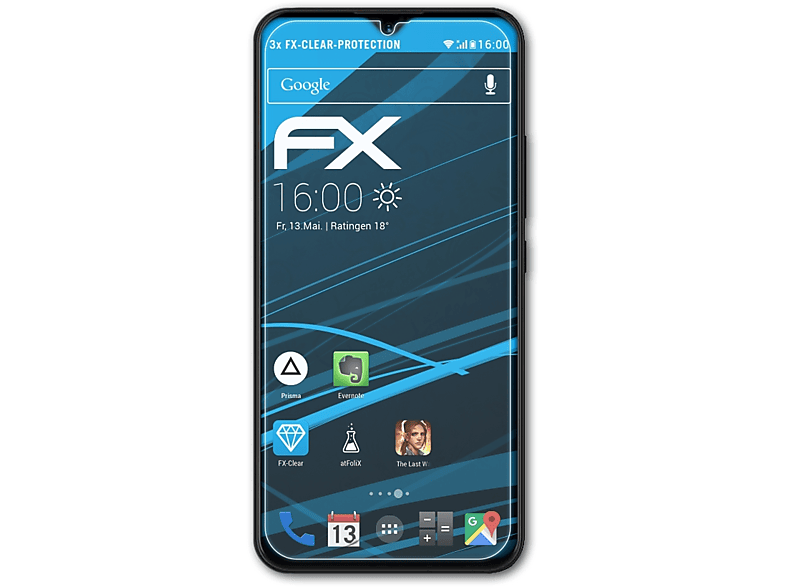 ATFOLIX 3x FX-Clear Displayschutz(für UMiDigi Power)
