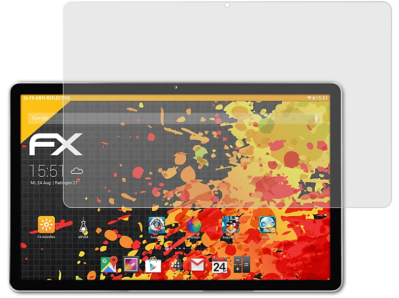 ATFOLIX 2x FX-Antireflex Pad Plus 11) Lenovo Displayschutz(für