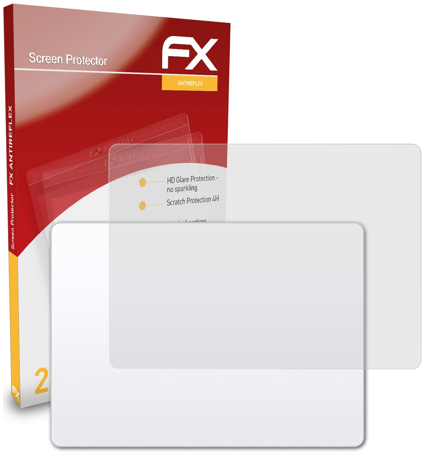 ATFOLIX 2x FX-Antireflex Displayschutz(für Apple Trackpad Magic 2)