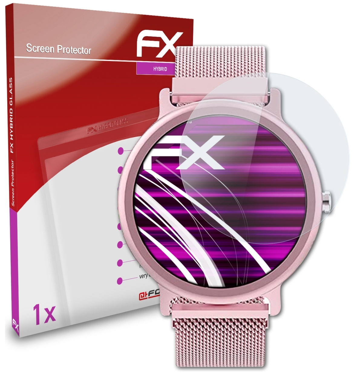 FX-Hybrid-Glass G30) ATFOLIX Naixues Schutzglas(für