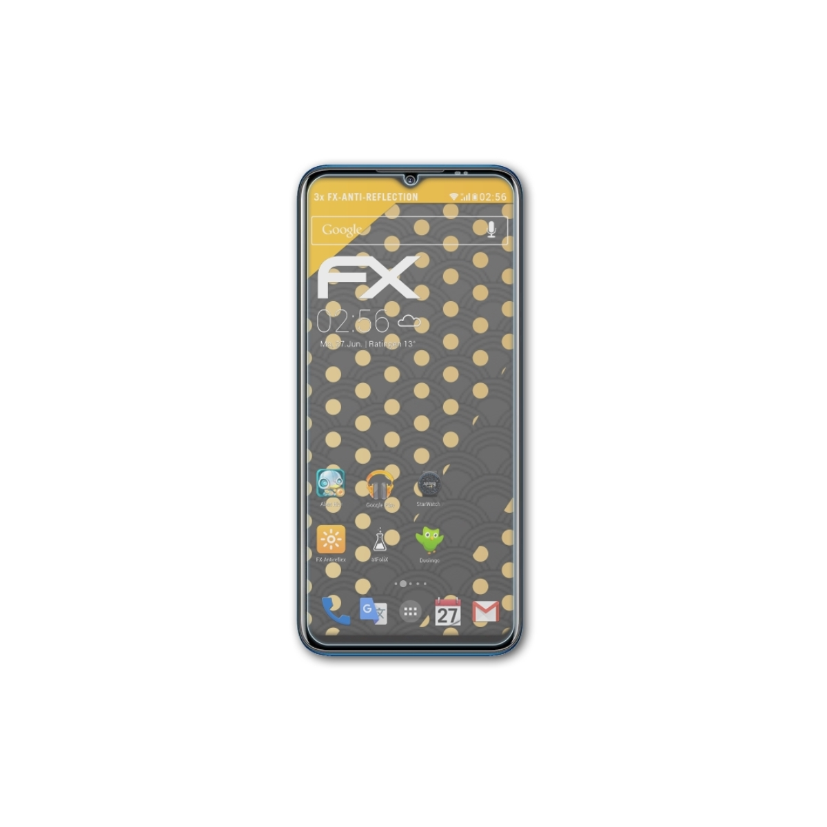 ATFOLIX 3x FX-Antireflex Displayschutz(für Gionee Max Pro)