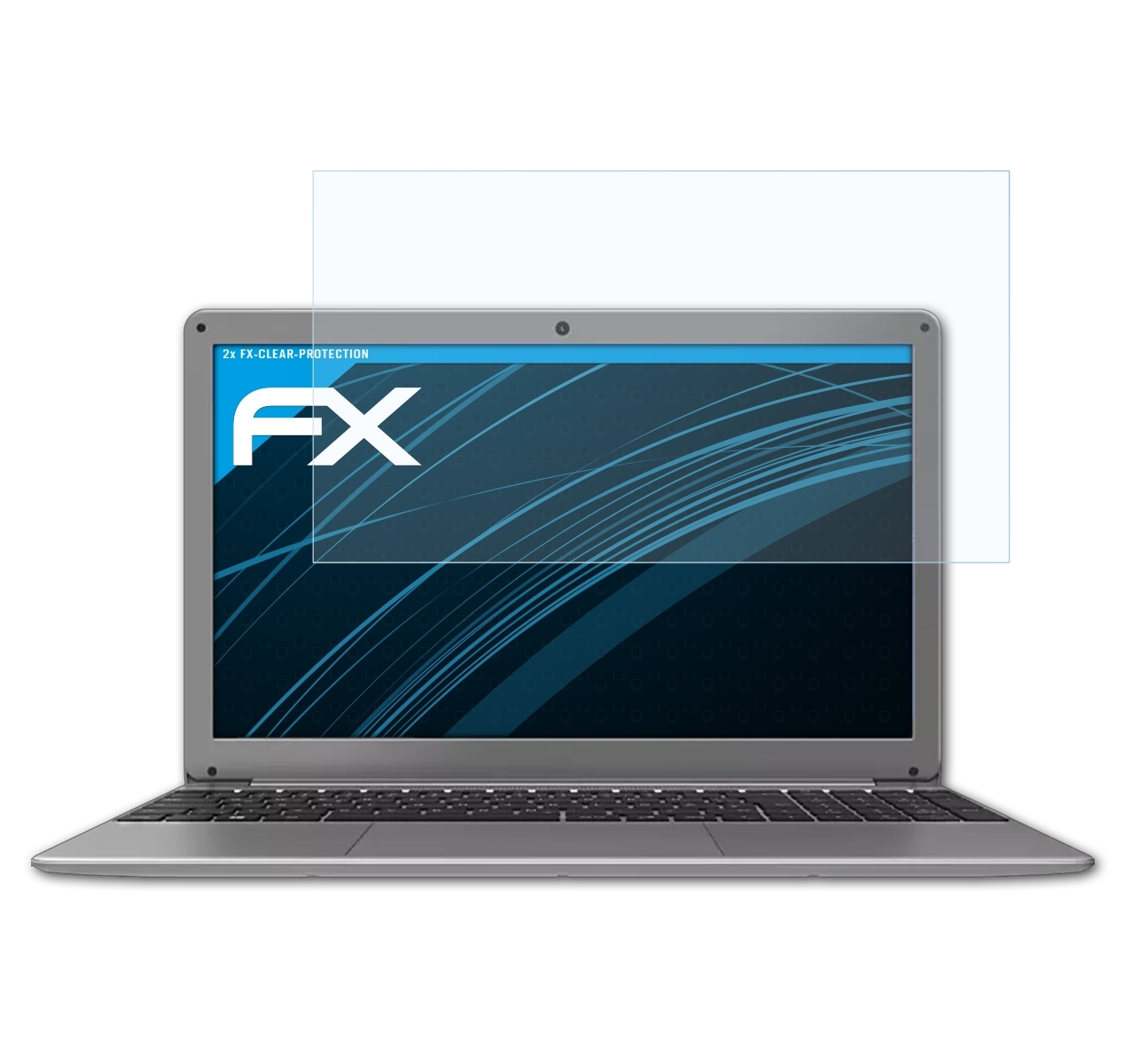 ATFOLIX 2x FX-Clear Displayschutz(für Peaq PNB Classic C150V)