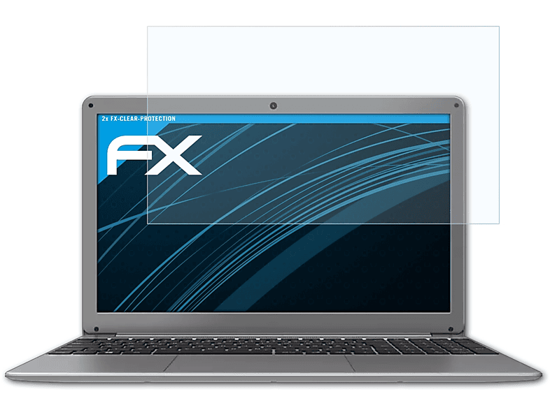 ATFOLIX 2x FX-Clear Displayschutz(für Peaq Classic PNB C150V)