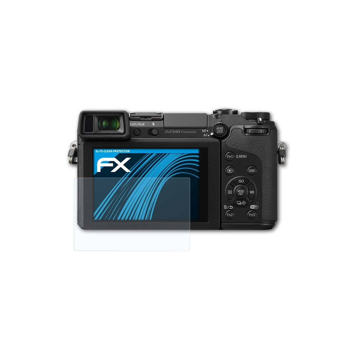FX-Clear 3x ATFOLIX DMC-GX7) Lumix Displayschutz(für Panasonic