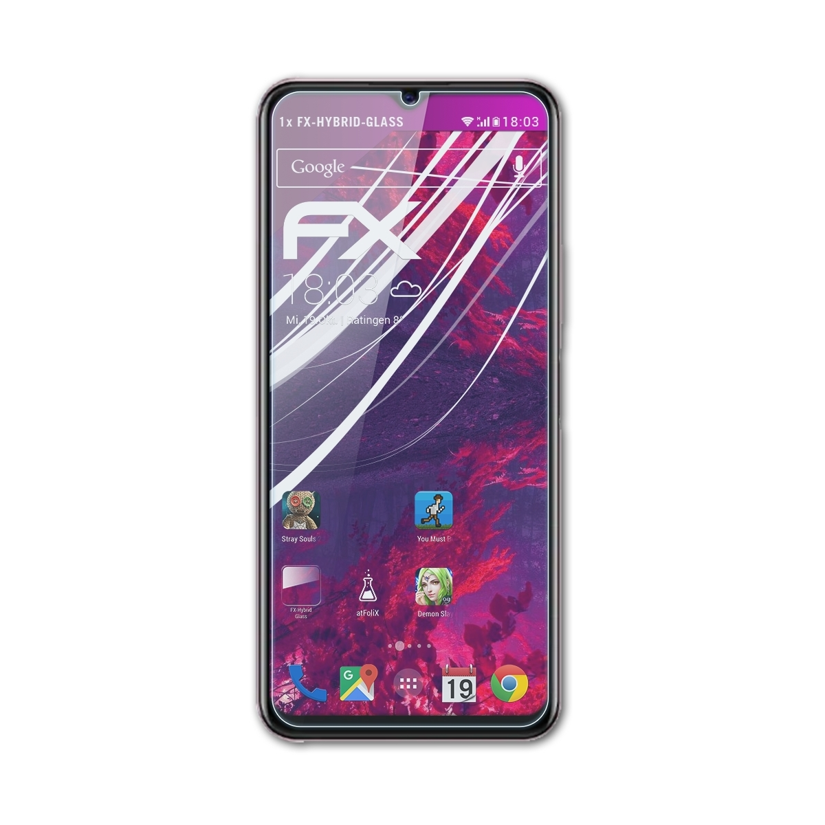 Vivo (t1 Y52s FX-Hybrid-Glass Schutzglas(für Edition)) ATFOLIX