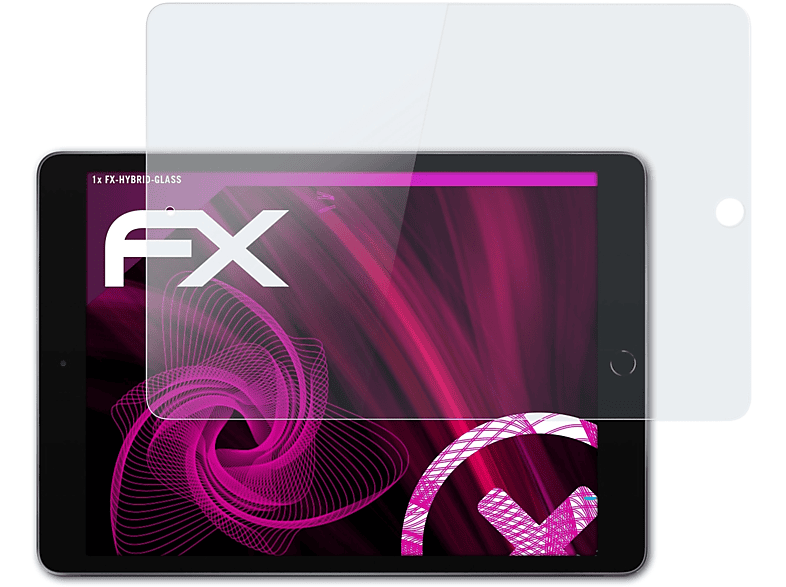 (2019)) Schutzglas(für ATFOLIX FX-Hybrid-Glass 10.2 iPad Apple
