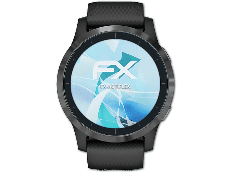 ATFOLIX 3x Garmin FX-ActiFleX Displayschutz(für Vivoactive 4)