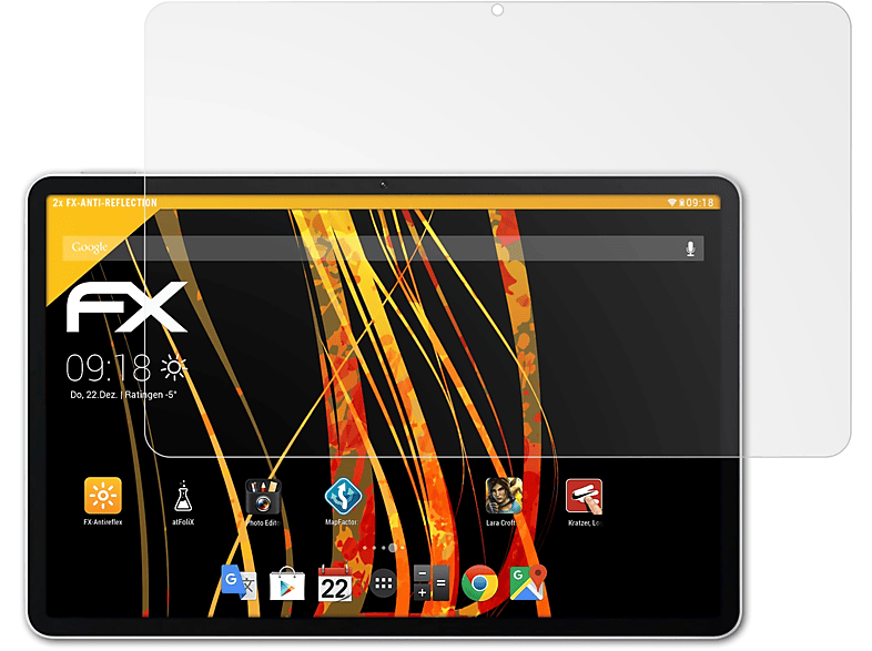 2x ATFOLIX Pro Pad Honor FX-Antireflex Displayschutz(für V7 5G)