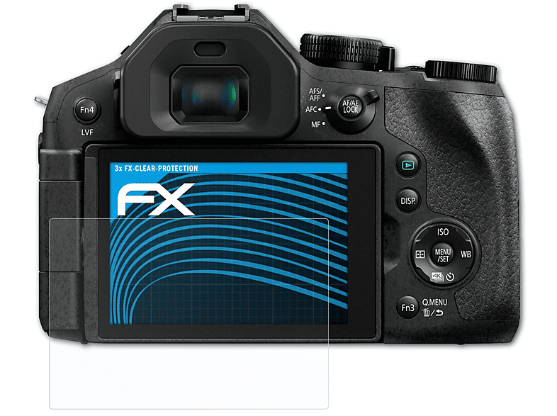 ATFOLIX 3x FX-Clear Displayschutz(für Panasonic Lumix DMC-FZ300)