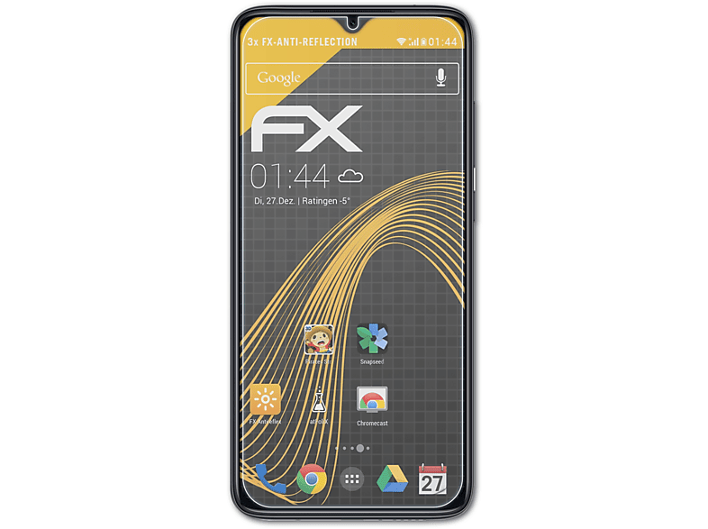 FX-Antireflex Displayschutz(für 8) Xiaomi 3x Redmi ATFOLIX