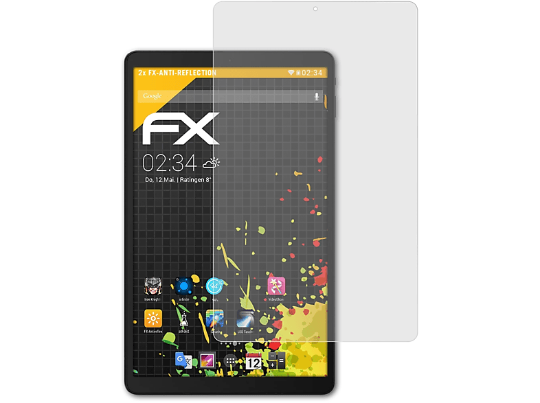ATFOLIX 2x FX-Antireflex Alldocube Displayschutz(für 20 iPlay Pro)
