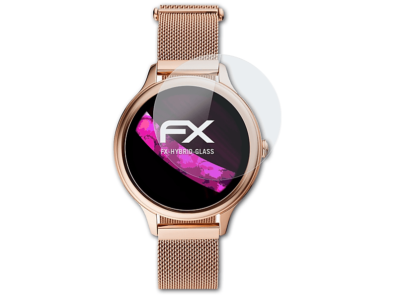 (42mm)) ATFOLIX FX-Hybrid-Glass Fossil Gen 5E Schutzglas(für