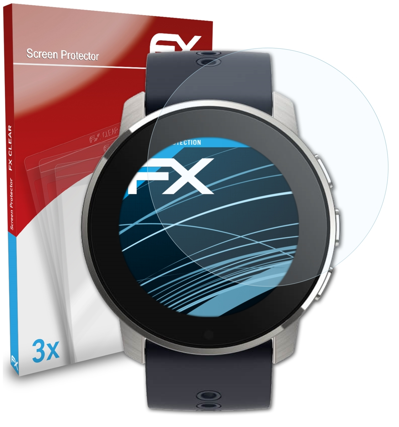 FX-Clear Peak) 9 3x ATFOLIX Displayschutz(für Suunto