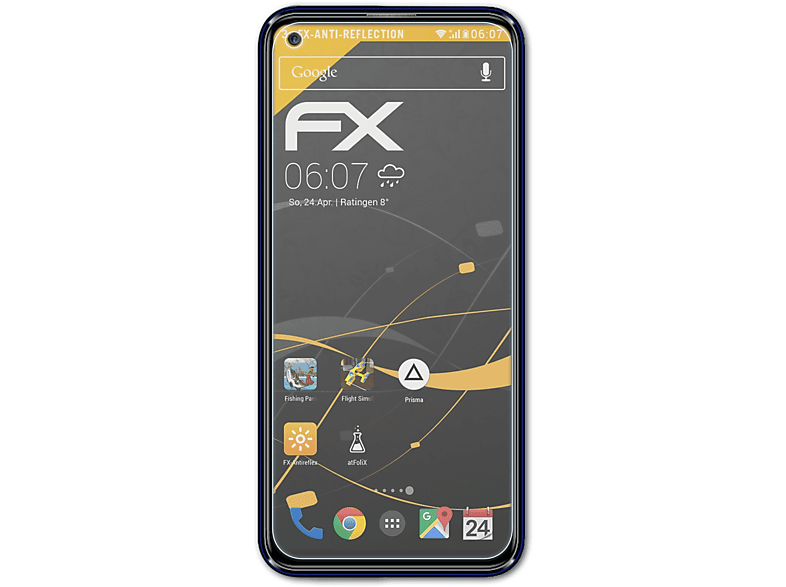 ATFOLIX 3x FX-Antireflex Displayschutz(für LG W41 Plus)