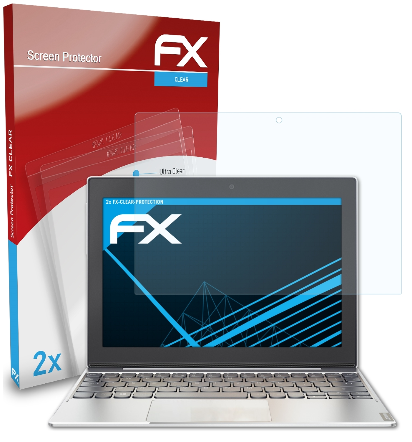ATFOLIX 2x FX-Clear Miix 320) Displayschutz(für Lenovo