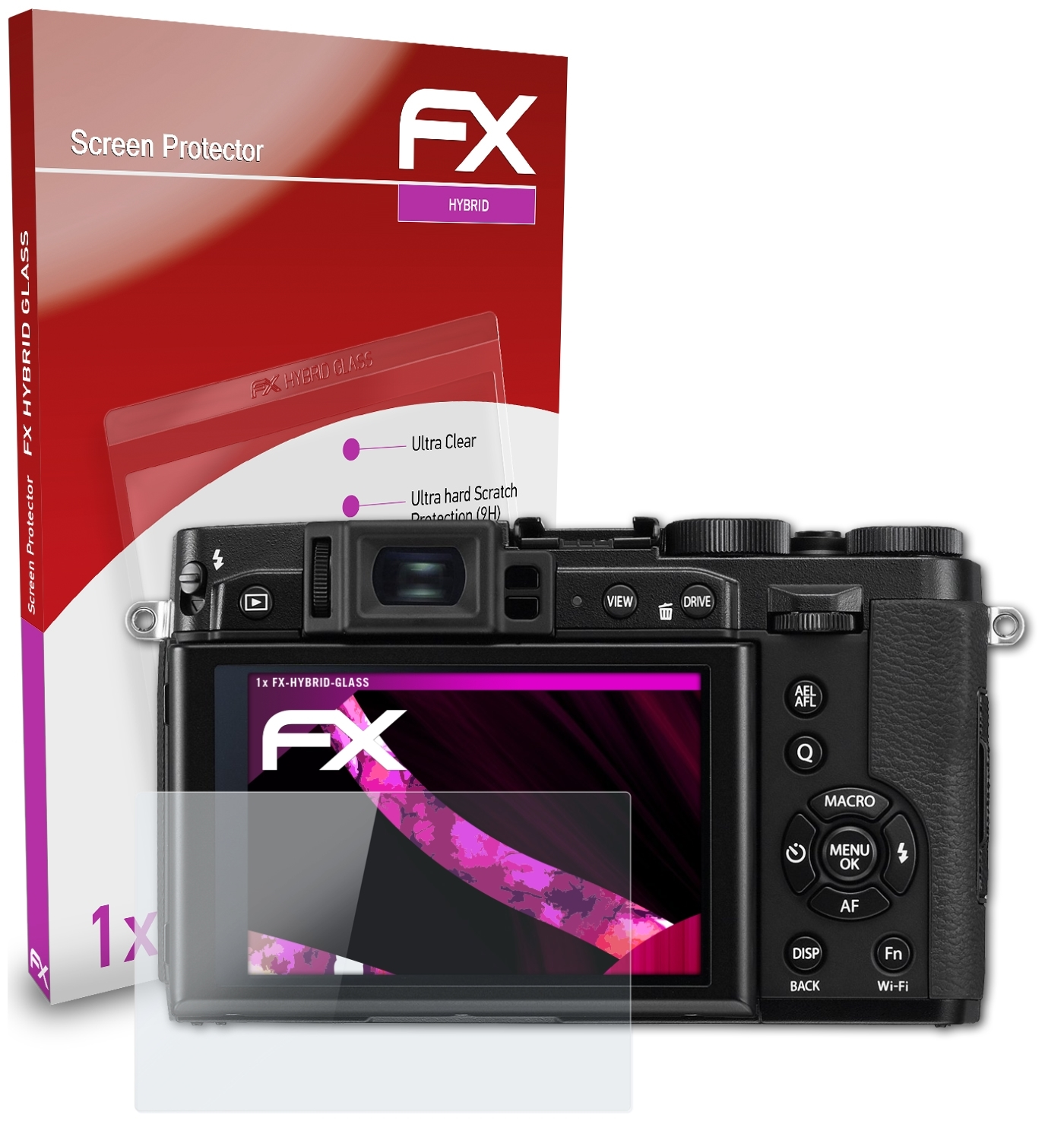 ATFOLIX FX-Hybrid-Glass Fujifilm X30) Schutzglas(für