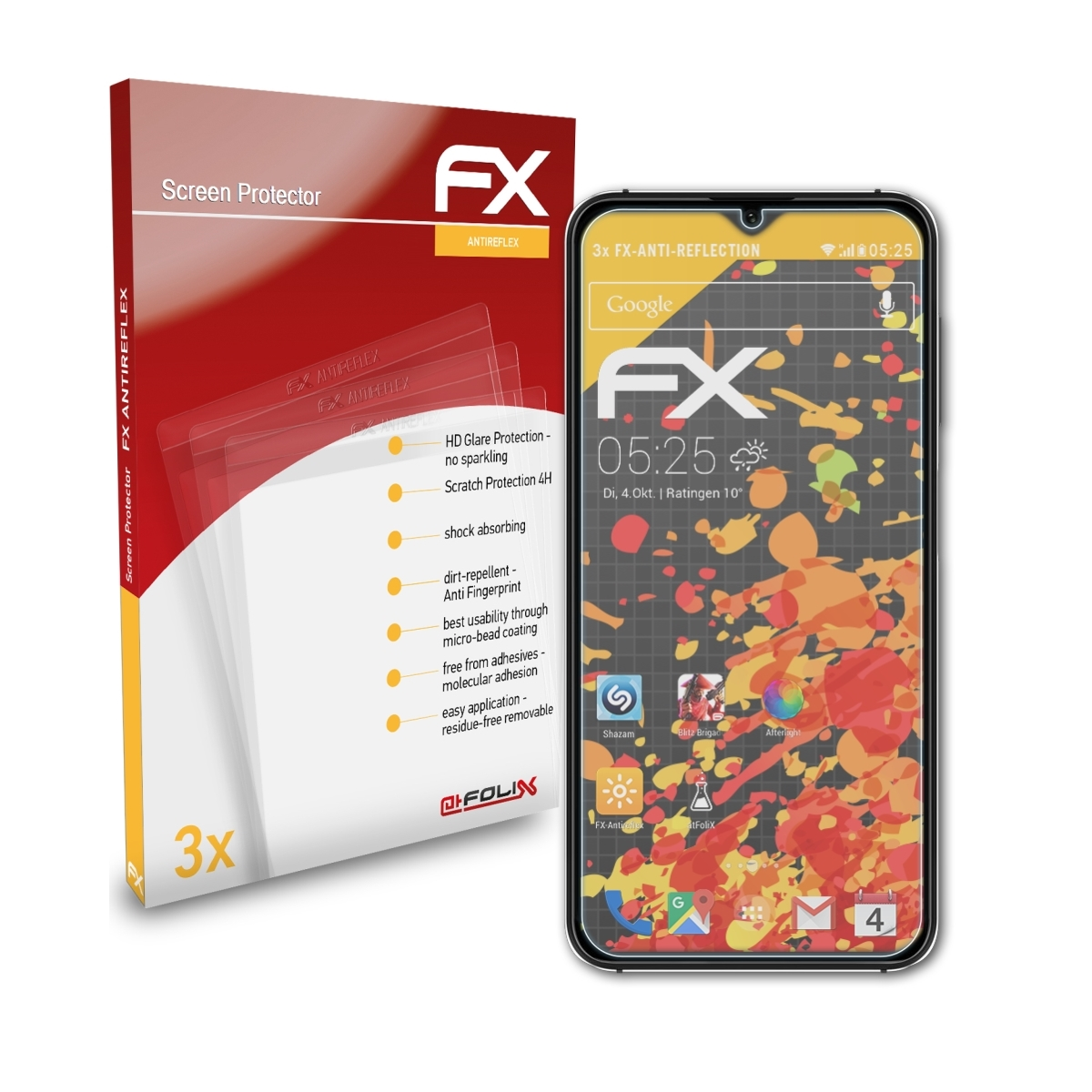 Max) FX-Antireflex ATFOLIX One UMiDigi Displayschutz(für 3x