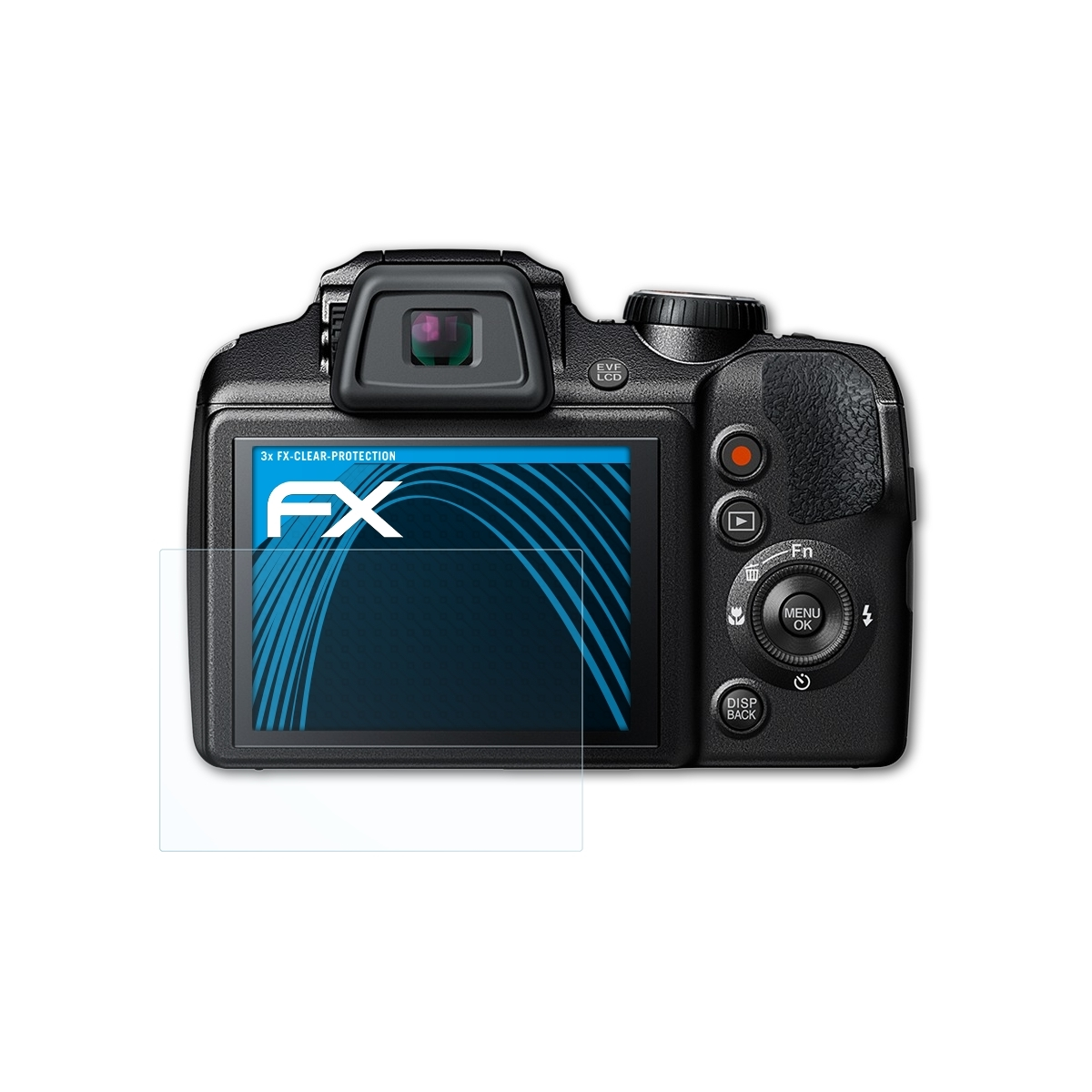 FinePix FX-Clear 3x Displayschutz(für S9900W) Fujifilm ATFOLIX