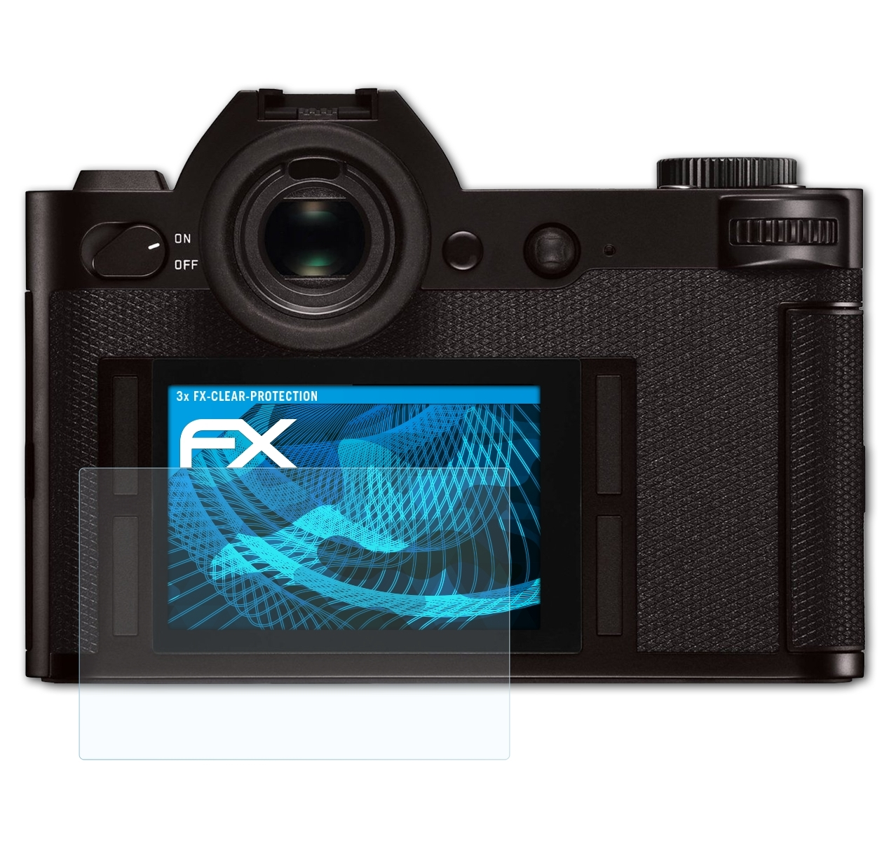 Displayschutz(für 601)) ATFOLIX Leica (Typ FX-Clear SL 3x
