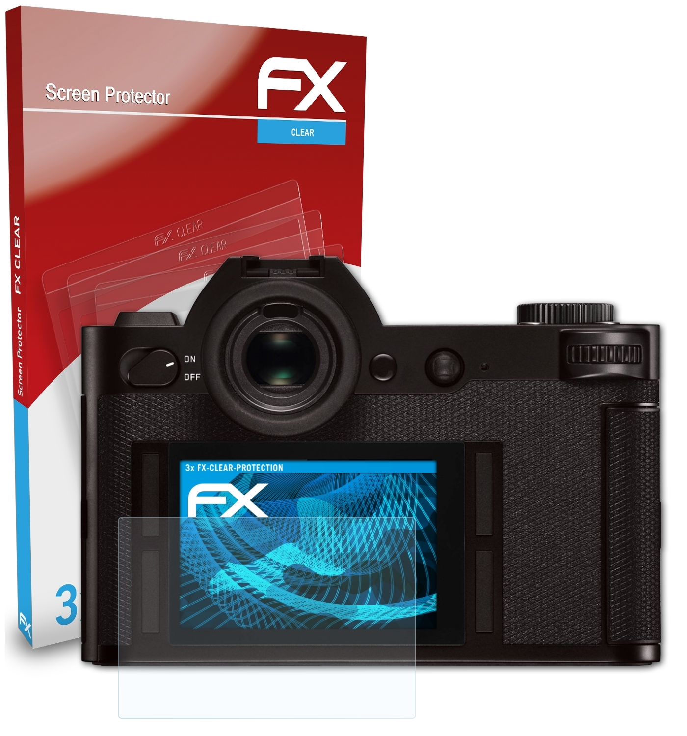 FX-Clear SL Leica 3x 601)) (Typ Displayschutz(für ATFOLIX