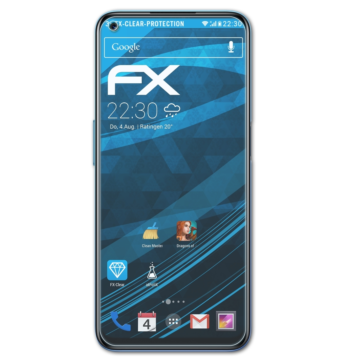 ATFOLIX 3x FX-Clear 8) Realme Displayschutz(für
