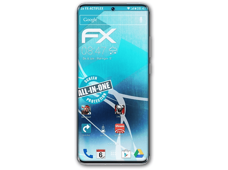 ATFOLIX 3x FX-ActiFleX Displayschutz(für Meizu 18s)