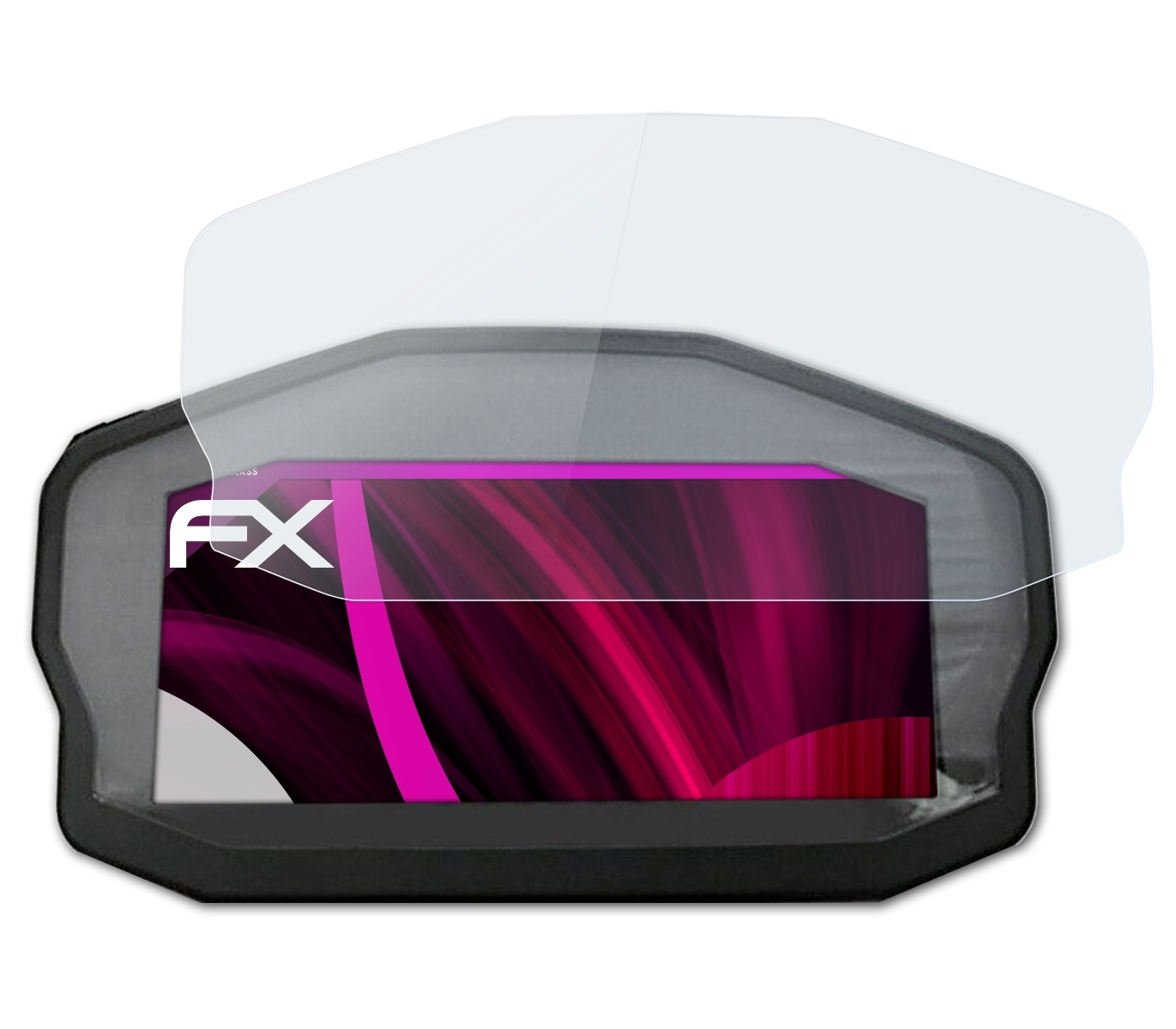 ATFOLIX FX-Hybrid-Glass Schutzglas(für (2019)) F/R Honda CXS CBR650