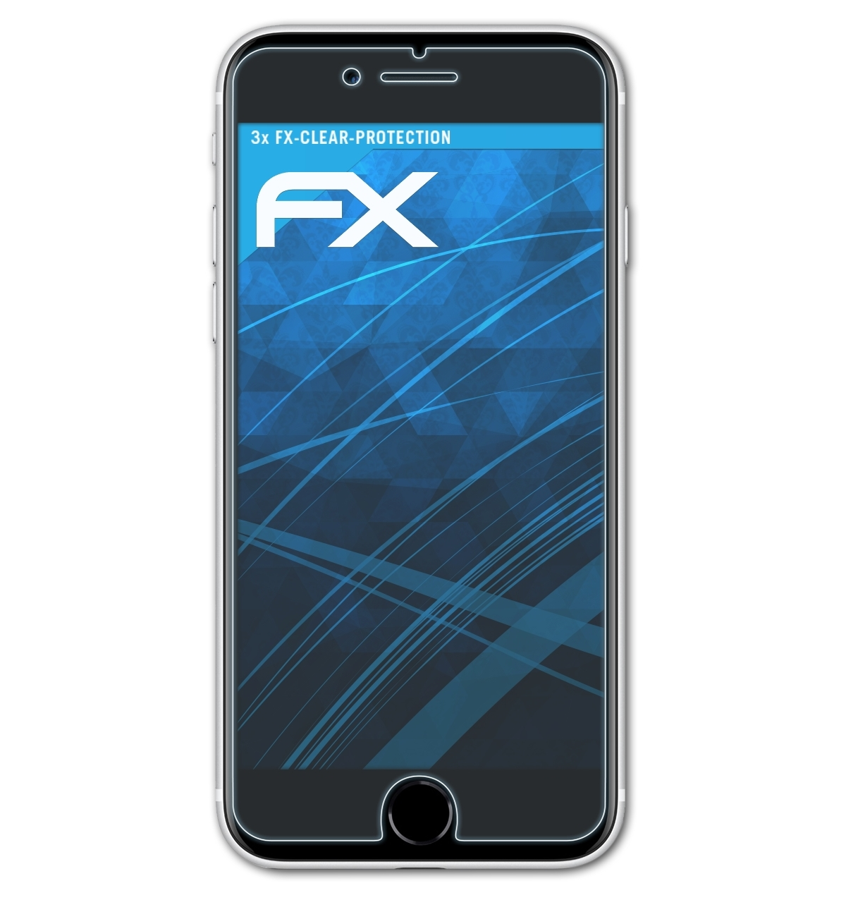 ATFOLIX Apple Displayschutz(für (2020)) iPhone 3x SE FX-Clear