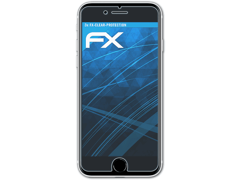 ATFOLIX 3x FX-Clear Displayschutz(für Apple iPhone SE (2020))