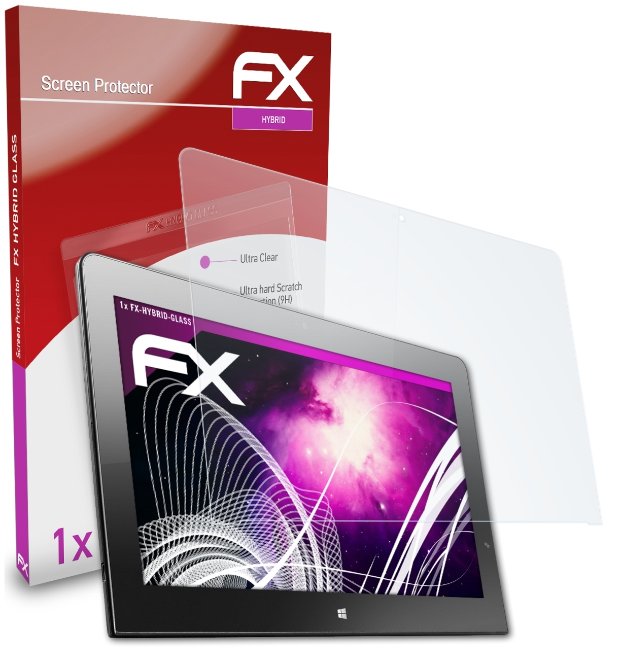 ATFOLIX FX-Hybrid-Glass (2nd ThinkPad Lenovo Generation)) Schutzglas(für Helix