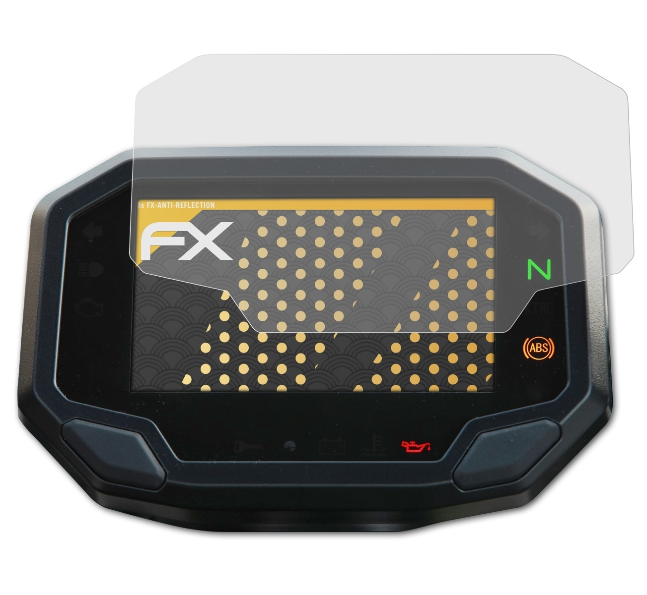 ATFOLIX 3x FX-Antireflex Displayschutz(für Kawasaki ZH2 (2020))