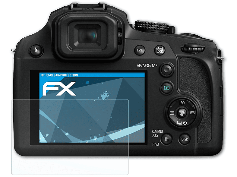 Displayschutz(für FX-Clear Panasonic ATFOLIX Lumix 3x DC-FZ83)