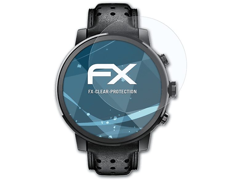 Displayschutz(für Stratos +) Amazfit FX-Clear 3x ATFOLIX