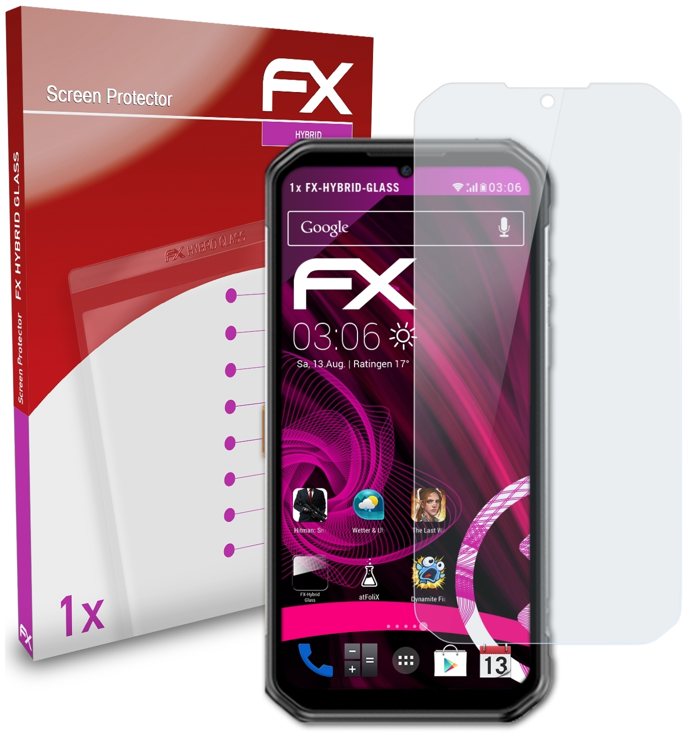 Schutzglas(für FX-Hybrid-Glass Ulefone Armor 11) ATFOLIX