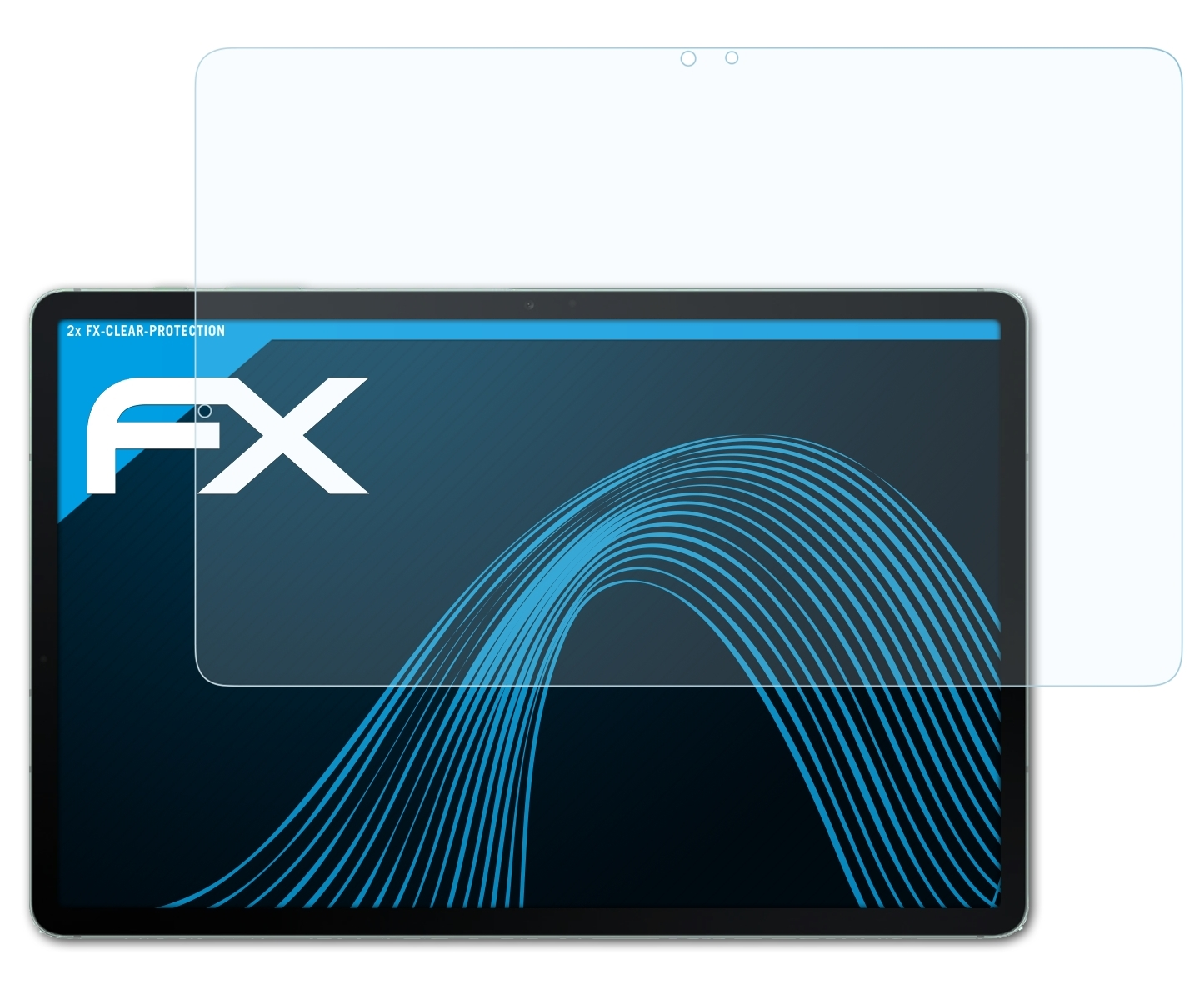 Tab Displayschutz(für FX-Clear 5G) ATFOLIX Samsung 2x S7 FE Galaxy