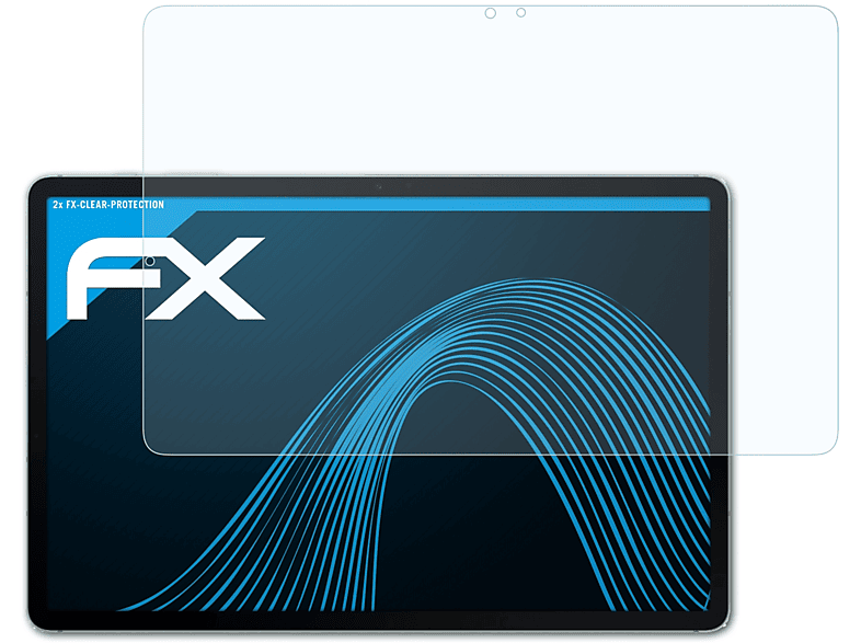 ATFOLIX 2x FX-Clear Displayschutz(für Samsung Galaxy Tab S7 FE 5G)