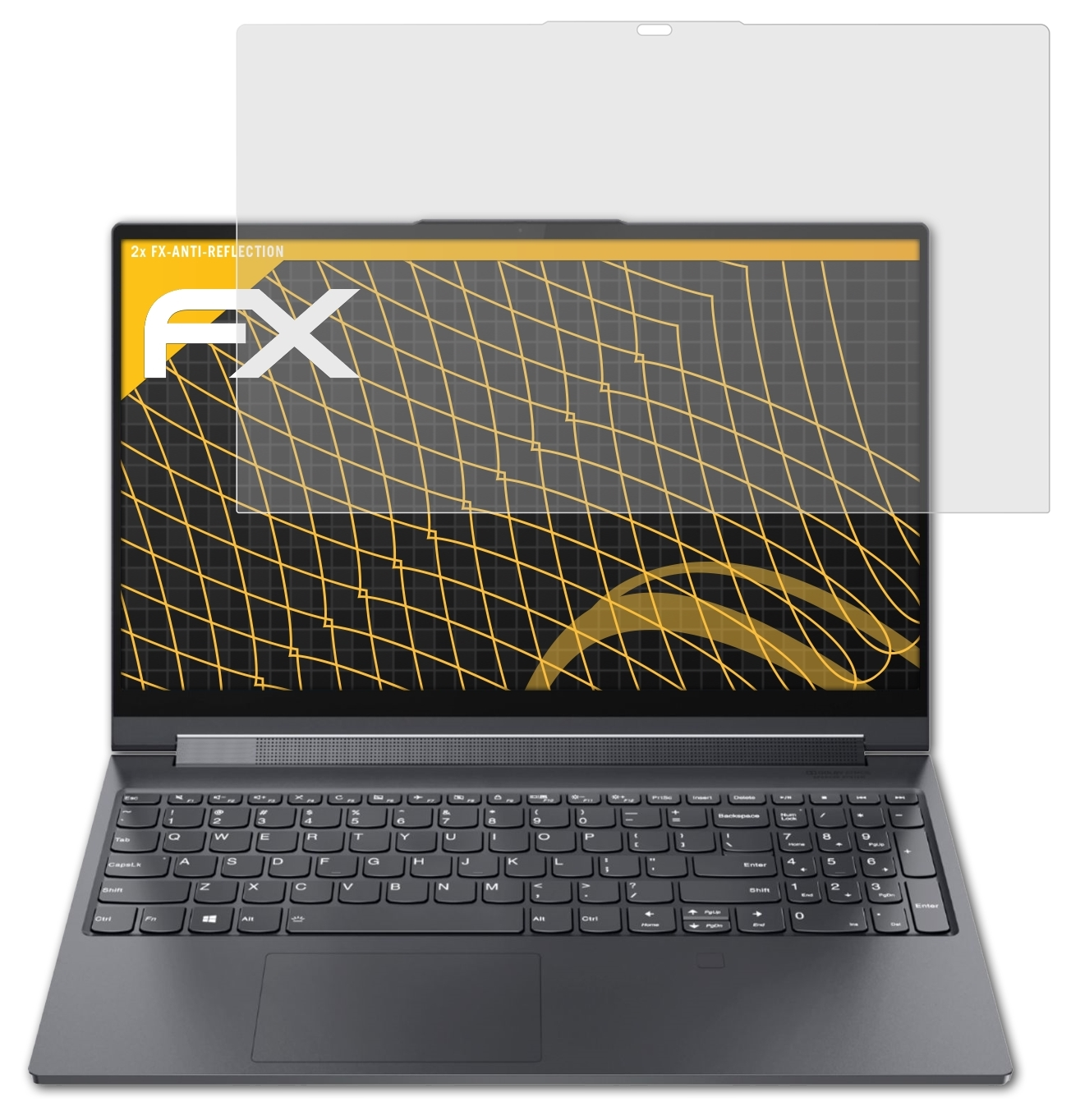 (15 ATFOLIX Lenovo inch)) 9i 2x FX-Antireflex Displayschutz(für Yoga