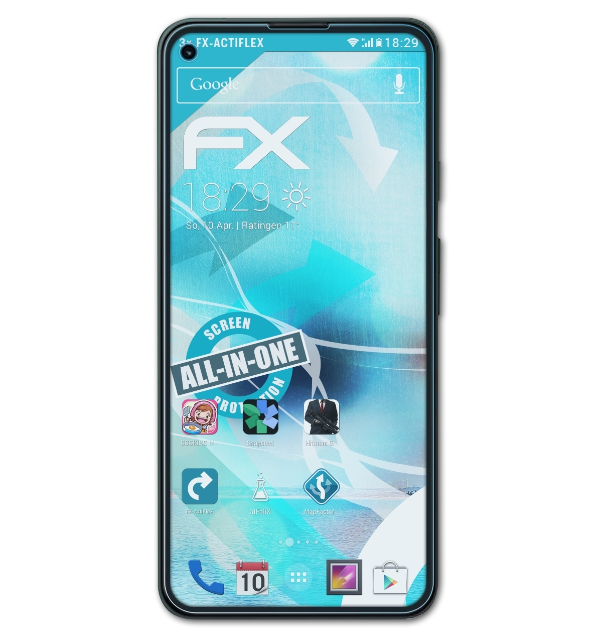 Pixel Google ATFOLIX FX-ActiFleX 3x Displayschutz(für 5a)