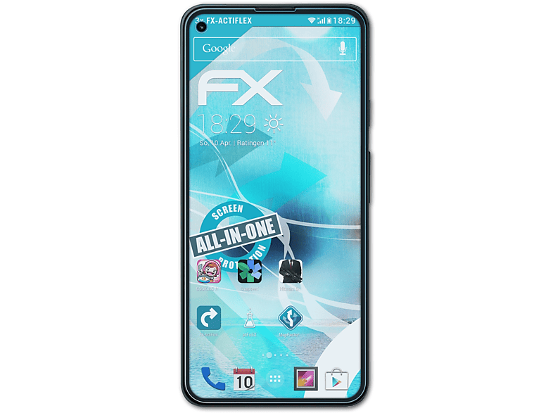 ATFOLIX 3x FX-ActiFleX Displayschutz(für Google Pixel 5a)