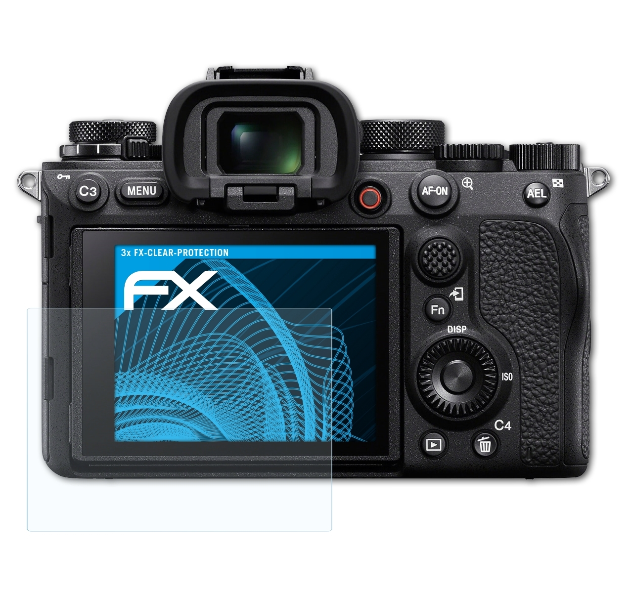 ATFOLIX 3x FX-Clear Displayschutz(für Sony Alpha a1)