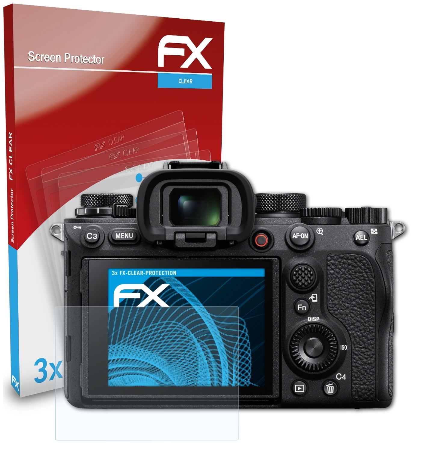 ATFOLIX 3x FX-Clear Displayschutz(für Sony Alpha a1)