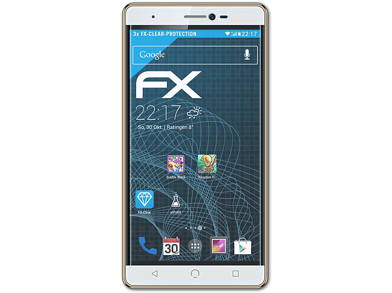 Mobile ATFOLIX M3) Nuu Displayschutz(für FX-Clear 3x