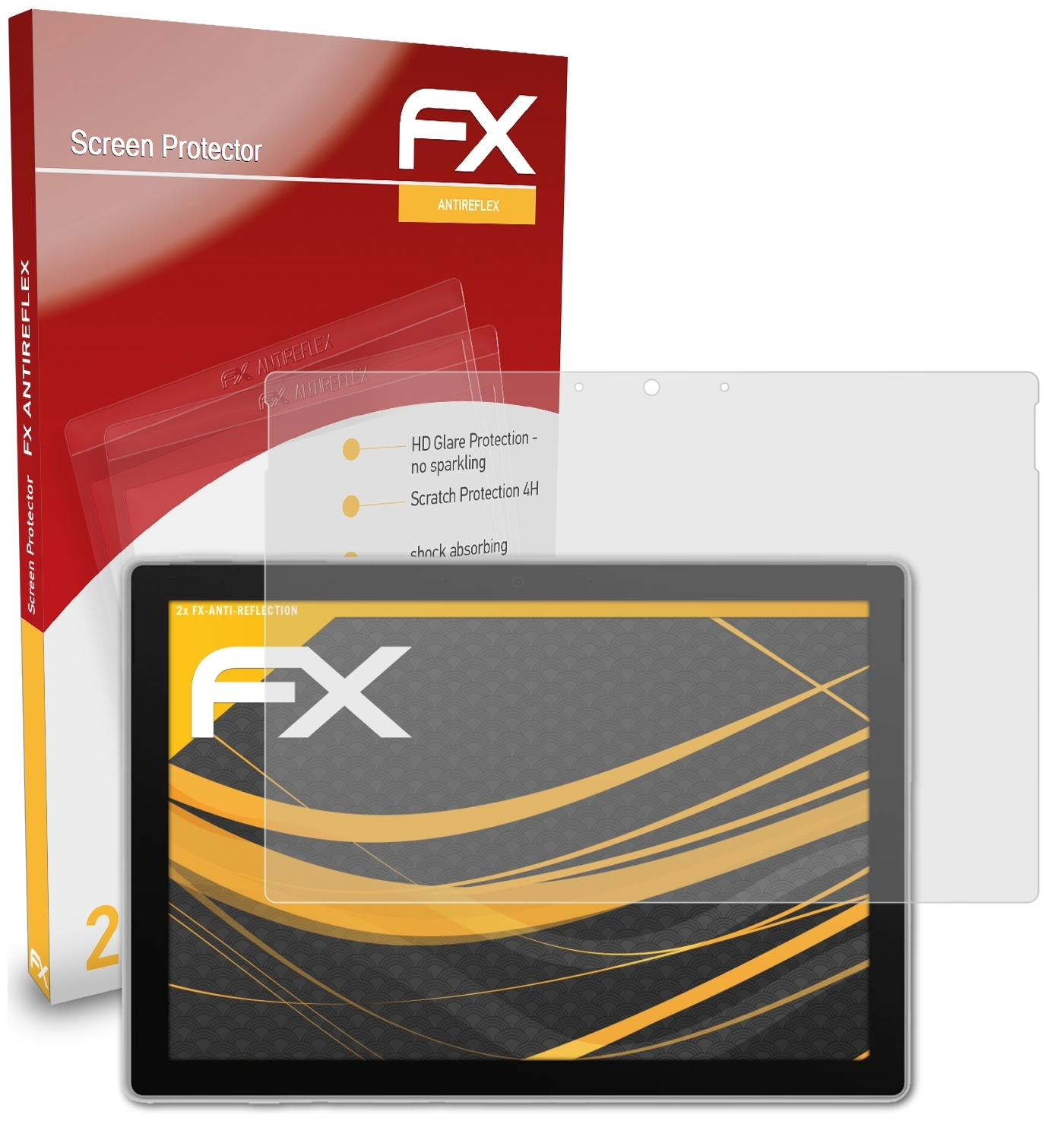 ATFOLIX 2x FX-Antireflex Displayschutz(für Pro Microsoft Surface 7+)
