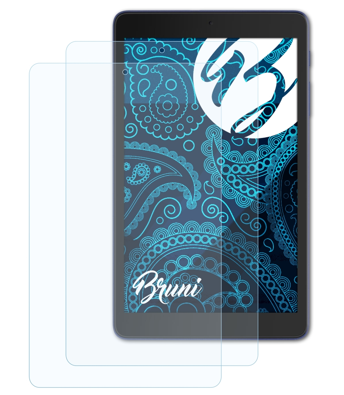 BRUNI 2x Basics-Clear 3T Alcatel 8) Schutzfolie(für