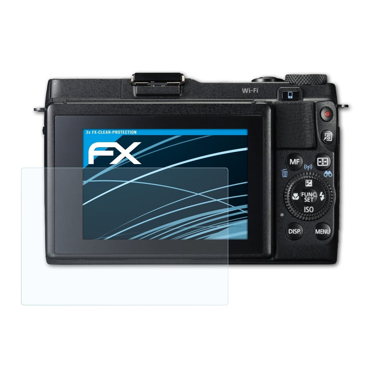 ATFOLIX 3x FX-Clear Displayschutz(für Canon PowerShot G1 X Mark II)