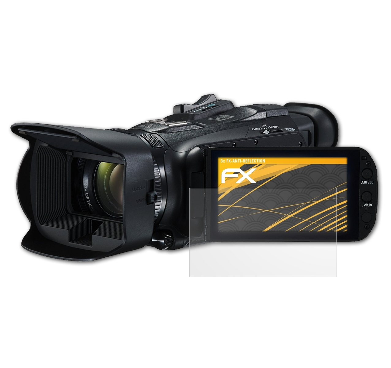 ATFOLIX 3x FX-Antireflex G40) Canon HF Legria Displayschutz(für
