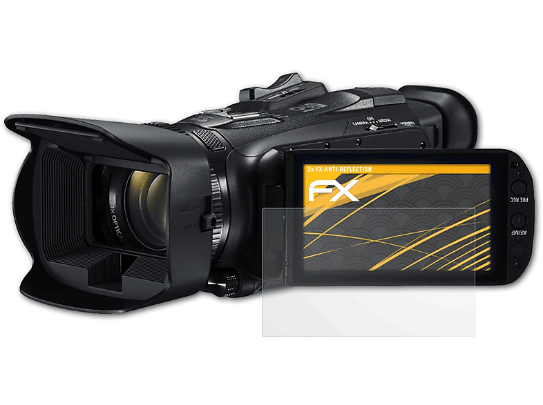 FX-Antireflex Canon HF Legria G40) ATFOLIX Displayschutz(für 3x