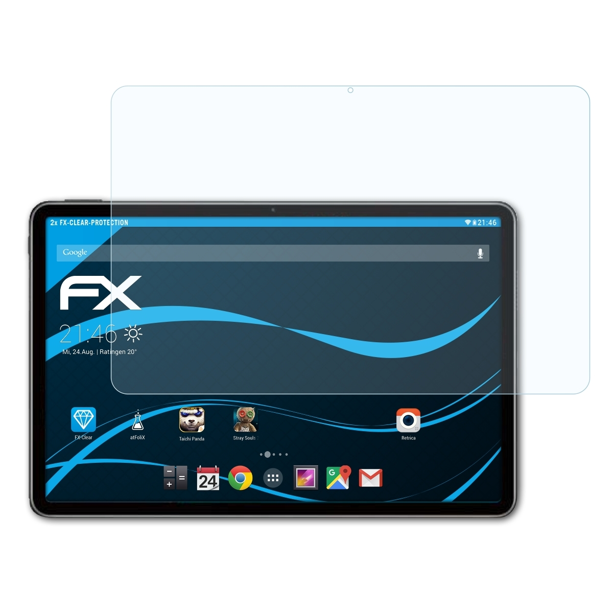 ATFOLIX 2x FX-Clear Displayschutz(für Huawei 11 MatePad (2021))
