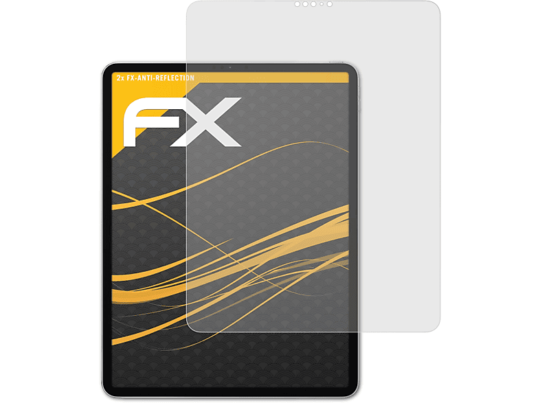 ATFOLIX 2x FX-Antireflex Displayschutz(für Apple iPad Pro 12,9 (2021))
