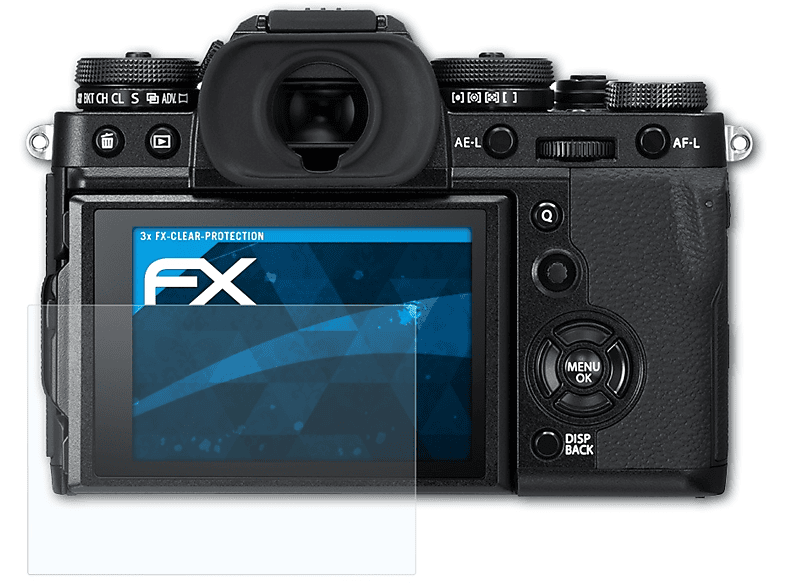 ATFOLIX 3x FX-Clear Displayschutz(für Fujifilm X-T3)